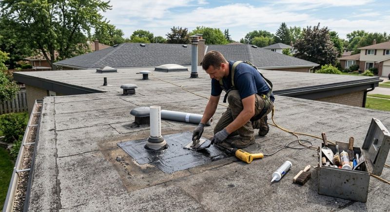 Preventing Flat Roof Damage In Carlsbad, Nm